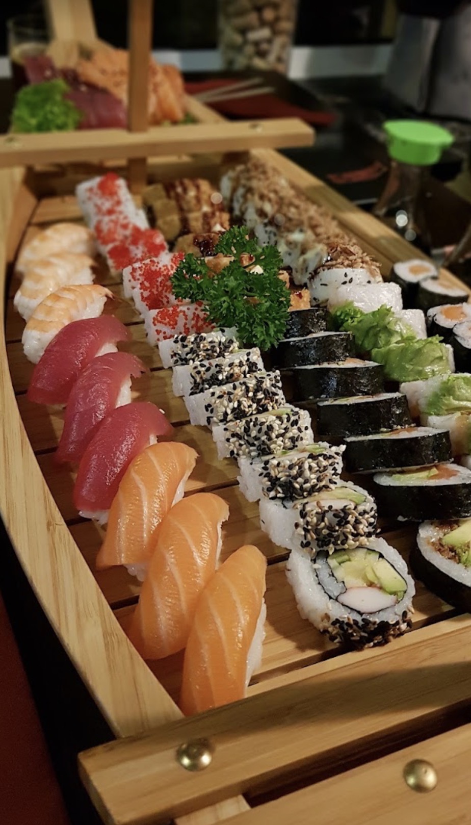 Sushi presentatie